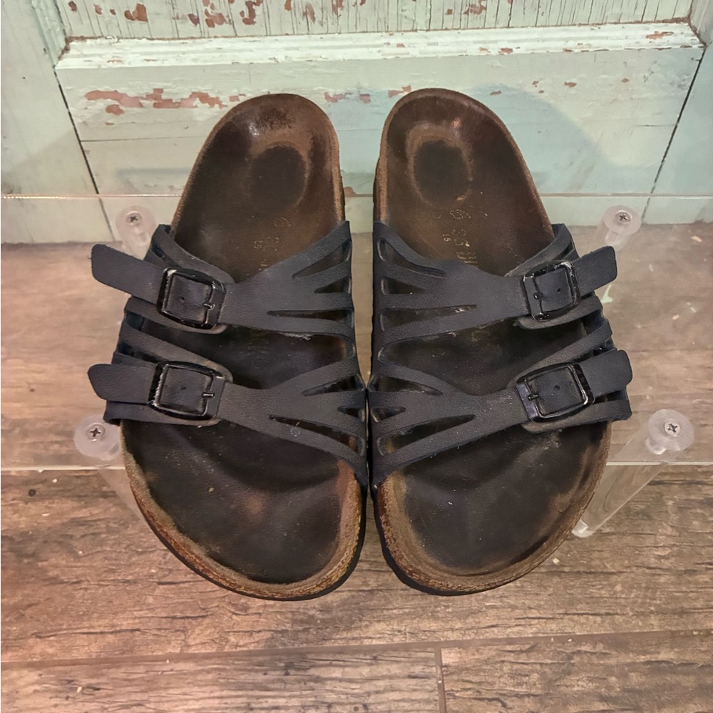 Birkenstock navy blue Sandals